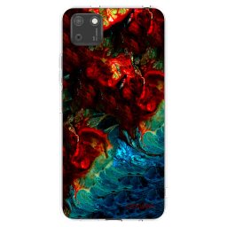 Átlátszó szilikon tok az alábbi mobiltelefonokra Huawei Y5P - Universe