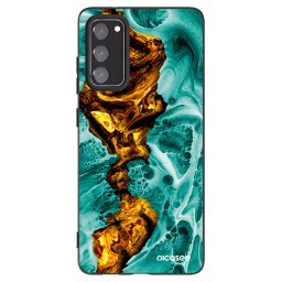 Fekete szilikon tok az alábbi mobiltelefonokra Samsung Galaxy S20 FE - Goldsky