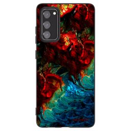 Fekete szilikon tok az alábbi mobiltelefonokra Samsung Galaxy S20 FE - Universe
