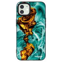 Fekete szilikon tok az alábbi mobiltelefonokra Apple iPhone 12 Pro - Goldsky