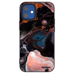 Fekete szilikon tok az alábbi mobiltelefonokra Apple iPhone 12 mini - Cream