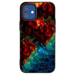 Fekete szilikon tok az alábbi mobiltelefonokra Apple iPhone 12 mini - Universe