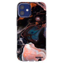 Átlátszó szilikon tok az alábbi mobiltelefonokra Apple iPhone 12 mini - Cream
