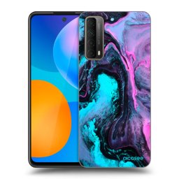 Fekete szilikon tok az alábbi mobiltelefonokra Huawei P Smart 2021 - Lean 2