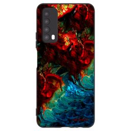 Fekete szilikon tok az alábbi mobiltelefonokra Huawei P Smart 2021 - Universe
