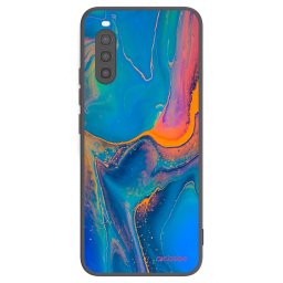 Fekete szilikon tok az alábbi mobiltelefonokra Sony Xperia 10 II - Rainbow