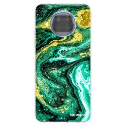 Átlátszó szilikon tok az alábbi mobiltelefonokra Xiaomi Mi 10T Lite - Green Gold