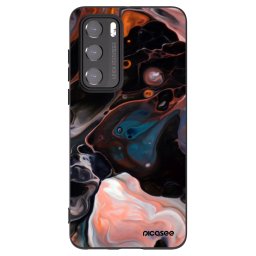 Fekete szilikon tok az alábbi mobiltelefonokra Huawei P40 - Cream