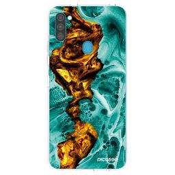 Átlátszó szilikon tok az alábbi mobiltelefonokra Samsung Galaxy M11 - Goldsky