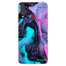 Átlátszó szilikon tok az alábbi mobiltelefonokra Samsung Galaxy A20s - Lean 2