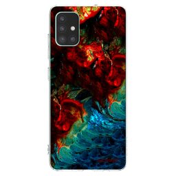 Átlátszó szilikon tok az alábbi mobiltelefonokra Samsung Galaxy M51 M515F - Universe