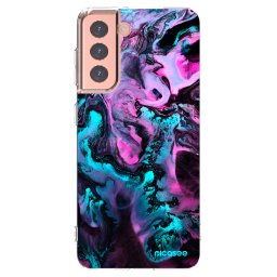 Átlátszó szilikon tok az alábbi mobiltelefonokra Samsung Galaxy S21 5G G991B - Lean
