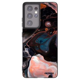Fekete szilikon tok az alábbi mobiltelefonokra Samsung Galaxy S21 Ultra 5G G998B - Cream