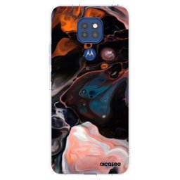 Átlátszó szilikon tok az alábbi mobiltelefonokra Motorola Moto G9 Play - Cream