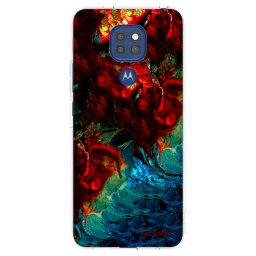 Átlátszó szilikon tok az alábbi mobiltelefonokra Motorola Moto G9 Play - Universe