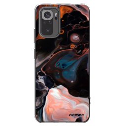 Átlátszó szilikon tok az alábbi mobiltelefonokra Xiaomi Redmi Note 10 - Cream