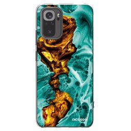 Átlátszó szilikon tok az alábbi mobiltelefonokra Xiaomi Redmi Note 10 - Goldsky