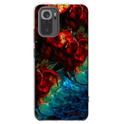 Átlátszó szilikon tok az alábbi mobiltelefonokra Xiaomi Redmi Note 10 - Universe