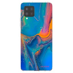 Átlátszó szilikon tok az alábbi mobiltelefonokra Samsung Galaxy A42 A426B - Rainbow
