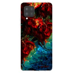 Átlátszó szilikon tok az alábbi mobiltelefonokra Samsung Galaxy A42 A426B - Universe