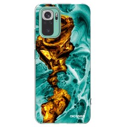 Átlátszó szilikon tok az alábbi mobiltelefonokra Xiaomi Redmi Note 10 Pro - Goldsky
