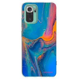 Átlátszó szilikon tok az alábbi mobiltelefonokra Xiaomi Redmi Note 10 Pro - Rainbow