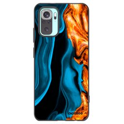Fekete szilikon tok az alábbi mobiltelefonokra Xiaomi Redmi Note 10 Pro - Gold blue