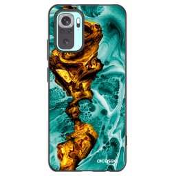 Fekete szilikon tok az alábbi mobiltelefonokra Xiaomi Redmi Note 10 Pro - Goldsky