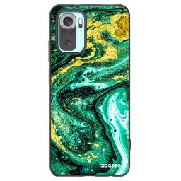 Fekete szilikon tok az alábbi mobiltelefonokra Xiaomi Redmi Note 10 Pro - Green Gold