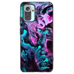 Fekete szilikon tok az alábbi mobiltelefonokra Xiaomi Redmi Note 10 Pro - Lean