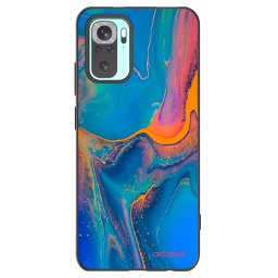Fekete szilikon tok az alábbi mobiltelefonokra Xiaomi Redmi Note 10 Pro - Rainbow
