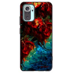 Fekete szilikon tok az alábbi mobiltelefonokra Xiaomi Redmi Note 10 Pro - Universe
