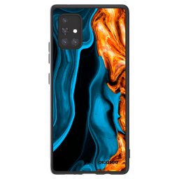 ULTIMATE CASE Samsung Galaxy A71 A715F - készülékre - Gold blue