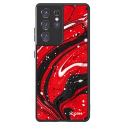 ULTIMATE CASE Samsung Galaxy S21 Ultra 5G G998B - készülékre - Red black