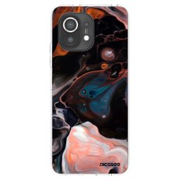 Átlátszó szilikon tok az alábbi mobiltelefonokra Xiaomi Mi 11 - Cream