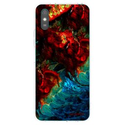 Átlátszó szilikon tok az alábbi mobiltelefonokra Xiaomi Redmi 9AT - Universe