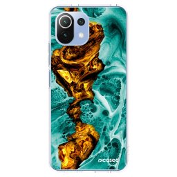 Átlátszó szilikon tok az alábbi mobiltelefonokra Xiaomi Mi 11 Lite - Goldsky