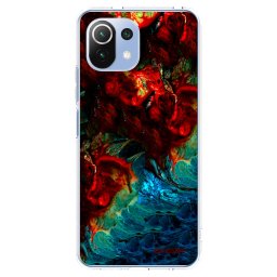 Átlátszó szilikon tok az alábbi mobiltelefonokra Xiaomi Mi 11 Lite - Universe