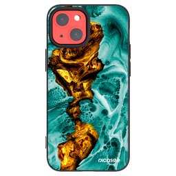 Fekete szilikon tok az alábbi mobiltelefonokra Apple iPhone 13 mini - Goldsky