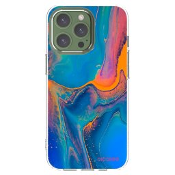 Átlátszó szilikon tok az alábbi mobiltelefonokra Apple iPhone 13 Pro - Rainbow