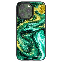 Fekete szilikon tok az alábbi mobiltelefonokra Apple iPhone 13 Pro - Green Gold