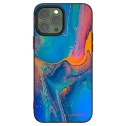 Fekete szilikon tok az alábbi mobiltelefonokra Apple iPhone 13 Pro Max - Rainbow
