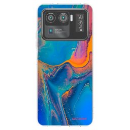 Átlátszó szilikon tok az alábbi mobiltelefonokra Xiaomi Mi 11 Ultra - Rainbow