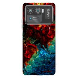 Átlátszó szilikon tok az alábbi mobiltelefonokra Xiaomi Mi 11 Ultra - Universe