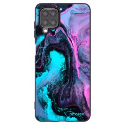 Fekete szilikon tok az alábbi mobiltelefonokra Samsung Galaxy M12 M127F - Lean 2