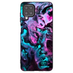 Fekete szilikon tok az alábbi mobiltelefonokra Samsung Galaxy M12 M127F - Lean