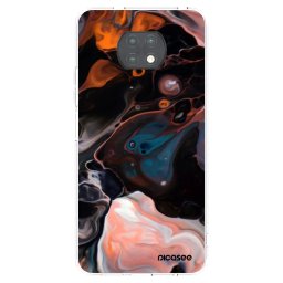 Átlátszó szilikon tok az alábbi mobiltelefonokra Xiaomi Redmi Note 9T - Cream