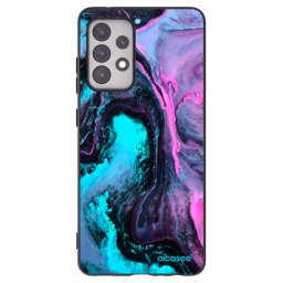 Fekete szilikon tok az alábbi mobiltelefonokra Samsung Galaxy A52s 5G A528B - Lean 2