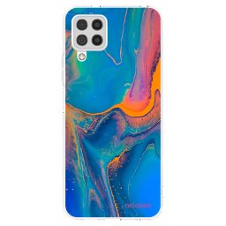 Átlátszó szilikon tok az alábbi mobiltelefonokra Samsung Galaxy A22 A225F 4G - Rainbow