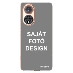 Átlátszó szilikon tok az alábbi mobiltelefonokra Huawei Nova 9 - Saját fotó/motívum